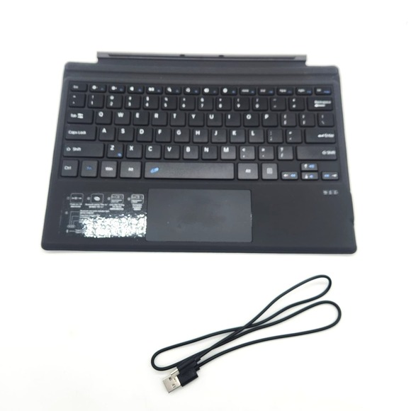 Type Cover Keyboard for Surface Pro 7+/7/6/5/4/3 Wireless 12.3" Black No Backlit - Picture 4 of 15